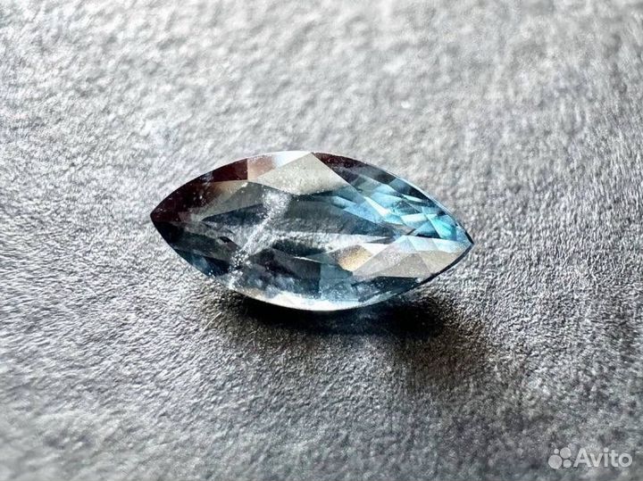 Шпинель синяя грозовая 1ct Мозамбик