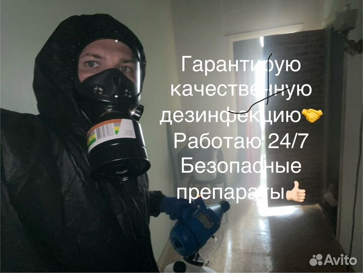 Травля тараканов, дезинфекция от клопов