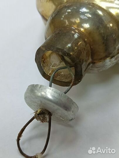 Ёлочная игрушка Часы Будильник СССР