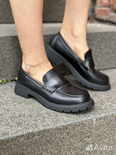 Черные Лоферы