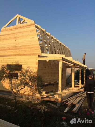 Строим дома бани из бруса