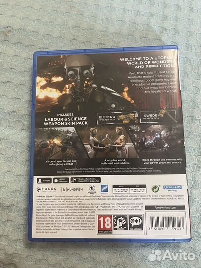 Atomic heart ps5 диск