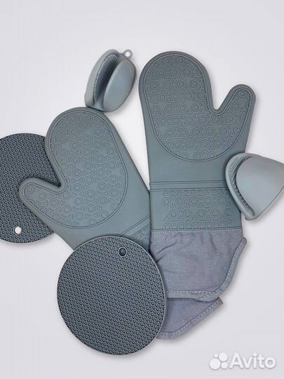 Набор силиконовых прихваток из 6 предметов