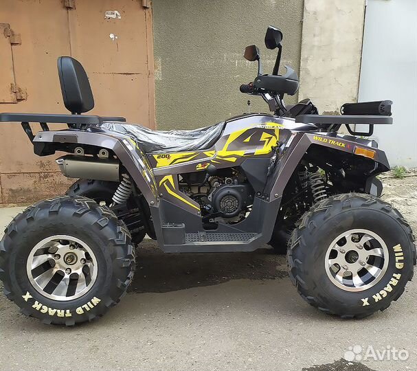 Квадроцикл Motoland Wild Track X 200 черный