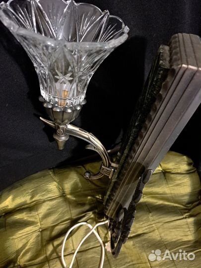 Настенный светильник бра хрусталь
