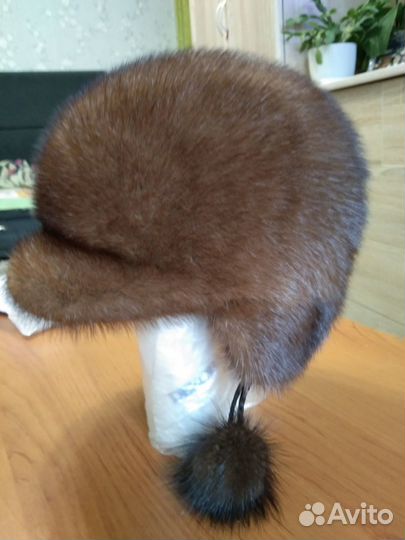 Шапка норковая женская