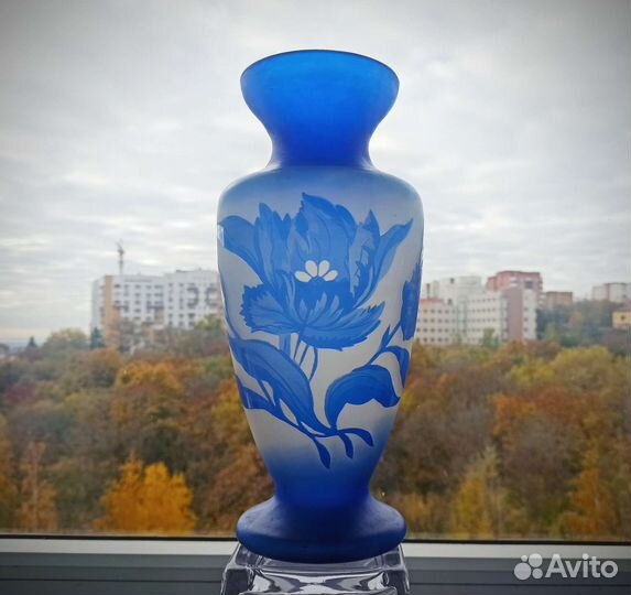 Ваза в стиле Галле, СССР 1950 гг