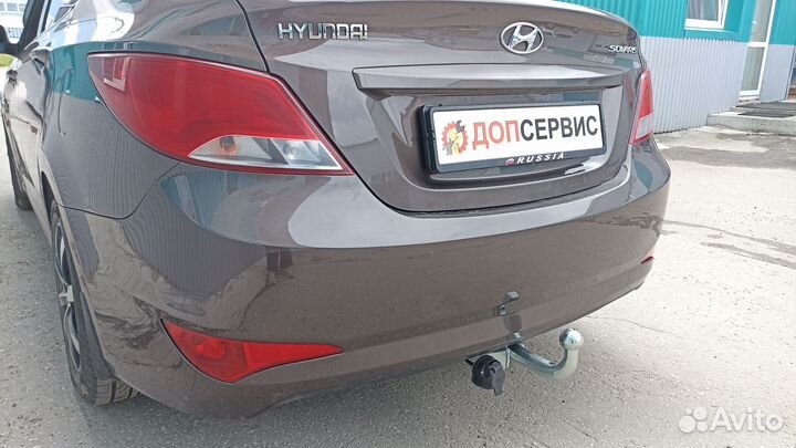 Оцинкованный фаркоп на Solaris l / Kia Rio lV