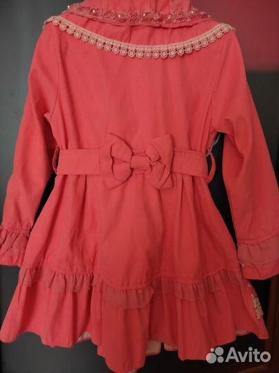 Пальто для девочки 160/72