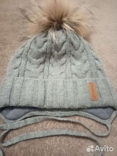 Шапка для мальчика демисезонная 46-48