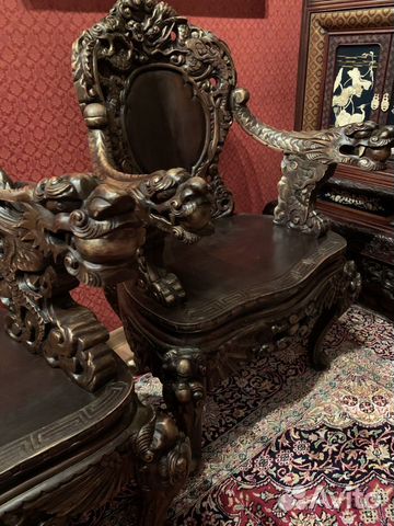 Шедевр Антикварный комплект Стол Диван Кресла объявление продам