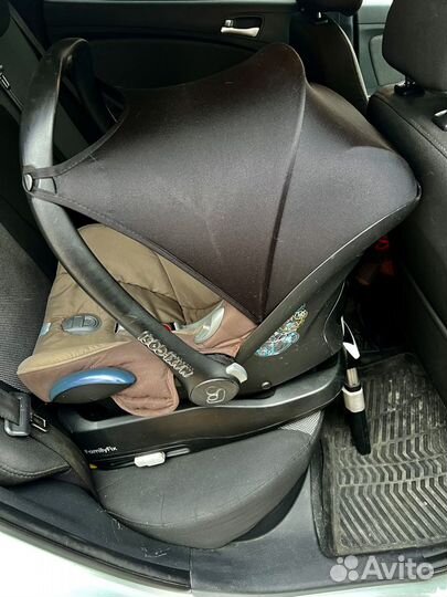 База + Детское автокресло 0+ maxi cosi cabriofix