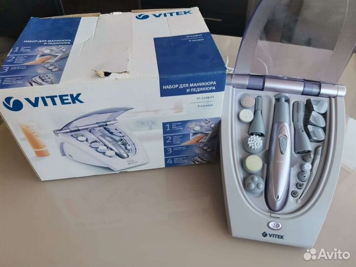 Маникюрный набор бу vitek
