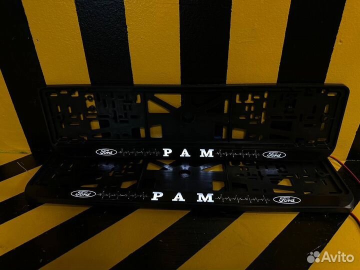 Номерная led рамка с вашим дизайном