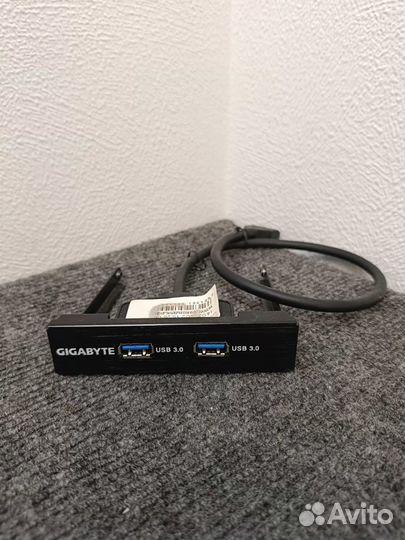 Двухпортовый хаб USB 3/0 на переднюю панель