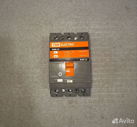 Автоматический выключатель ва88-32 40а