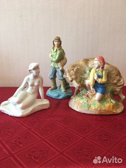 Статуэтки гипсовые СССР
