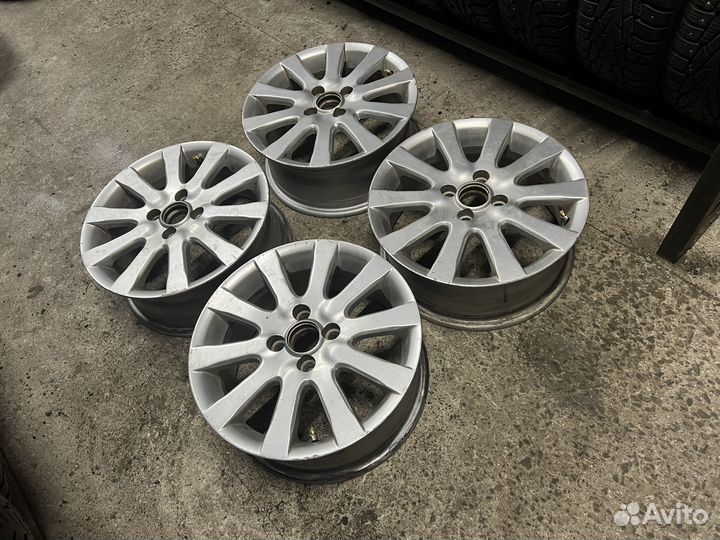 Литые диски 4x100 Solaris Kia Rio R15 Ровные