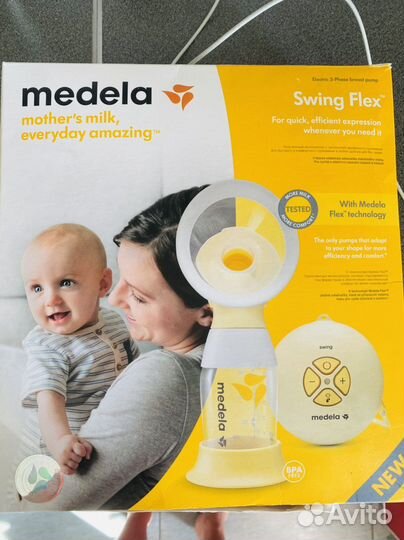 Молокоотсос электрический medela swing flex