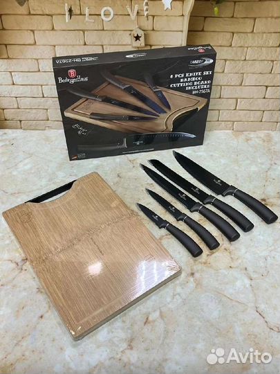 Подарочный набор ножей + разделочная доска