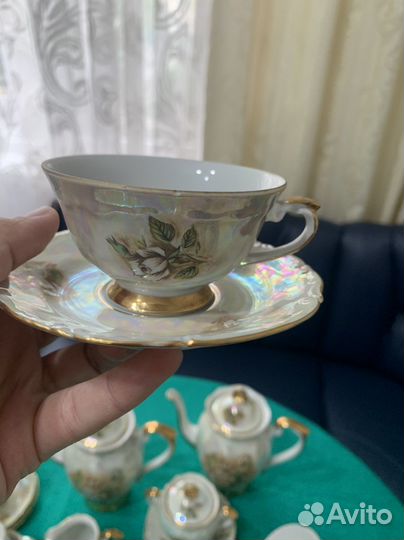 Сервиз кофейный костяной фарфор