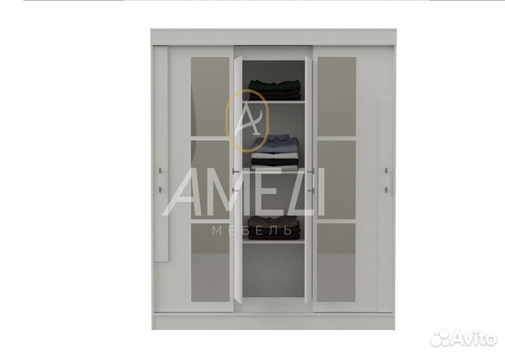 Шкаф купе с зеркалом в спальню