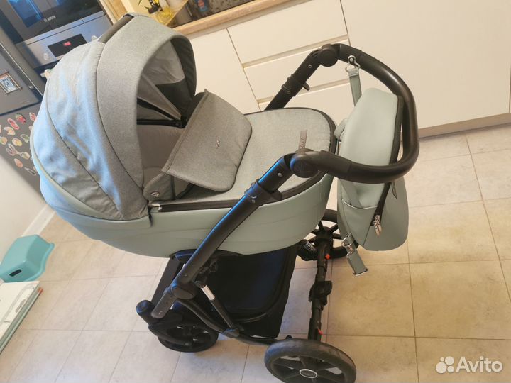 Детская коляска Bexa Ideal 2 в 1шалфей кожа