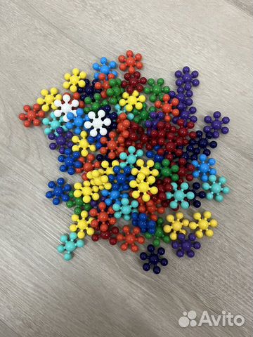 Детский конструктор развивающий 3D цветок сливы
