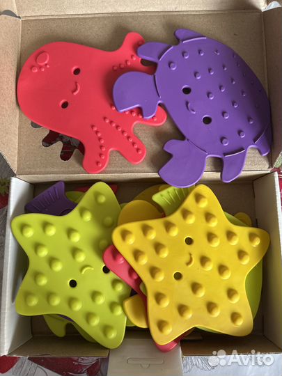 Мини коврики для ванной Roxy-kids, 12 шт