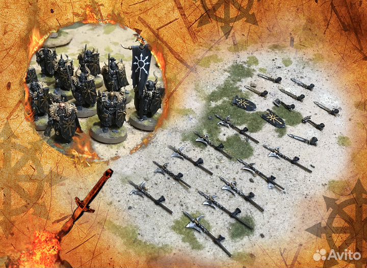 Миниатюры Warhammer - Warriors of chaos