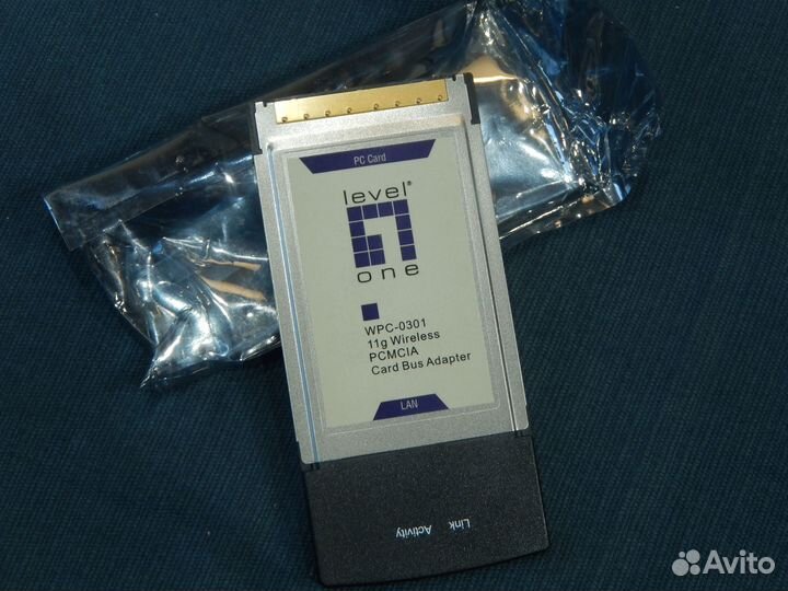 PC Card Level One WPC-0301 11g Wireless pcmcia