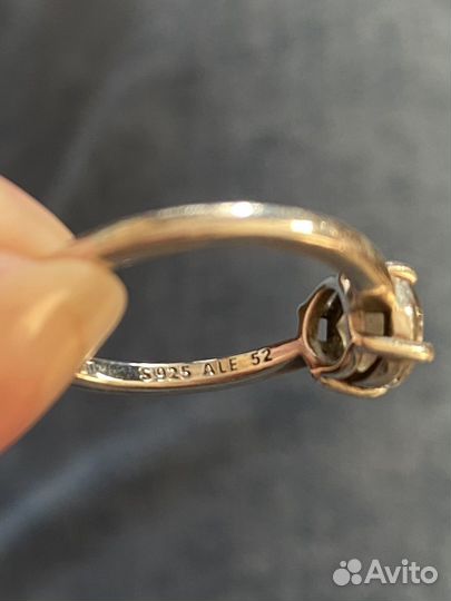 Кольцо pandora оригинал серебряное