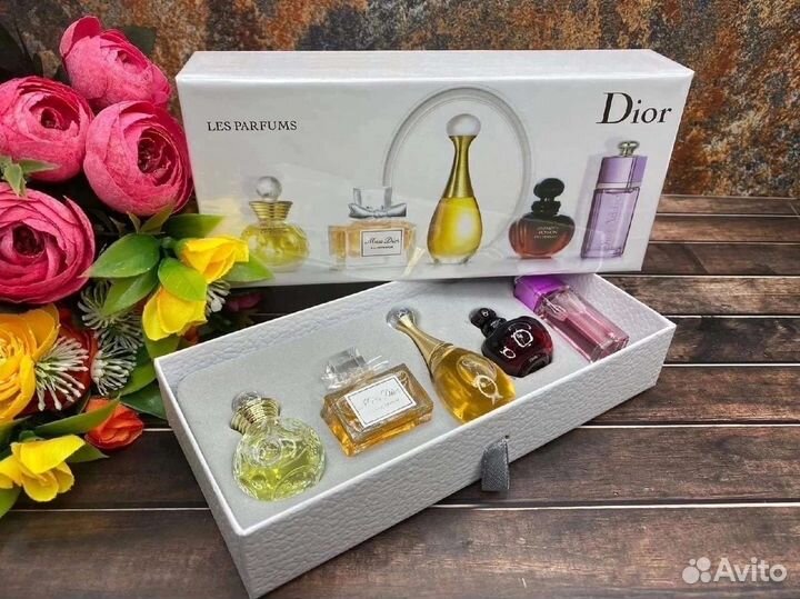 Духи женские dior 5в1
