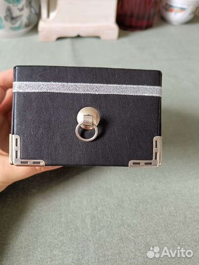 Шкатулка ручной работы натуральная кожа