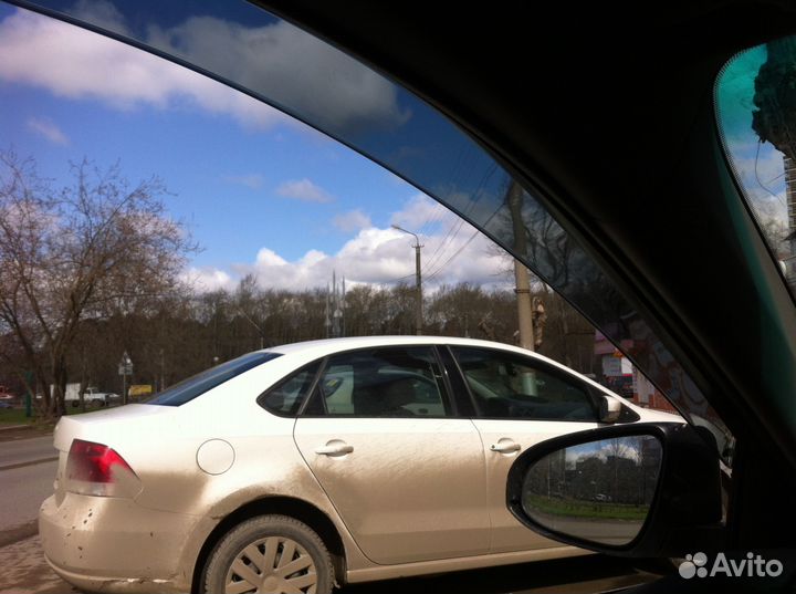 Ветровики с хром молдингом Toyota Camry