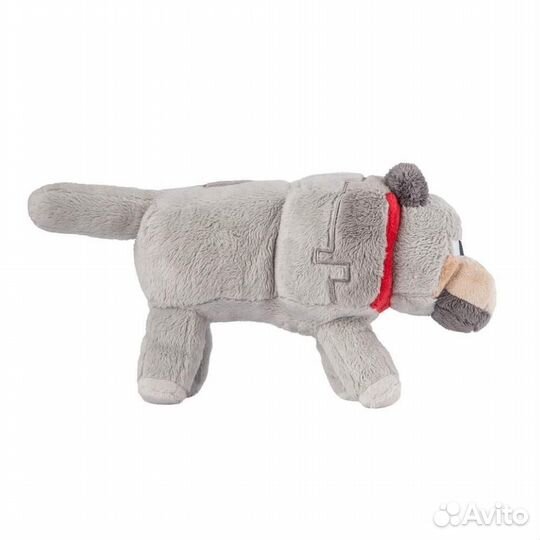 Игрушка мягкая Волк большой 40 см Майнкрафт