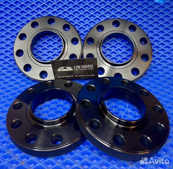 Проставки 5х120 20мм цо72.6 сквозные. Черные