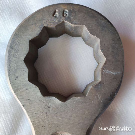 Ключ искробезопасный накидной односторонний