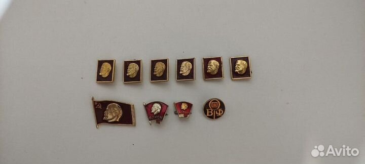 Советские значки Ленин
