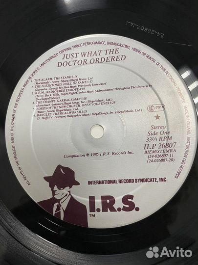 Just what the Doctor Ordered 1985 Holland винил