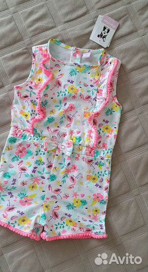 Комбинезон летний для девочки 86 см, новый