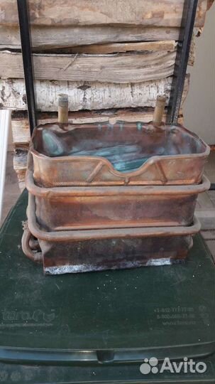 Теплообменник на Bosch котёл 2х конкурный