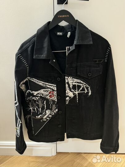 Куртка-джинсовка disel swarovski