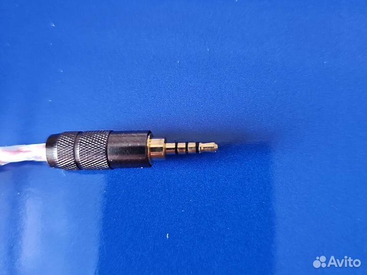 Кабель переходник 2.5 мм Balance на 3.5 серебро