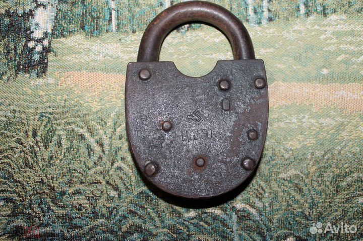 Замок навесной СССР клеймо без ключа
