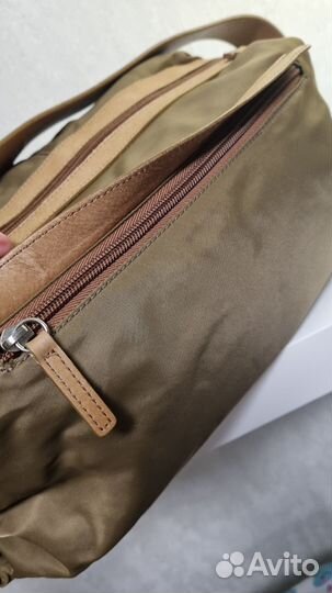 Сумка ecco нейлон + кожа