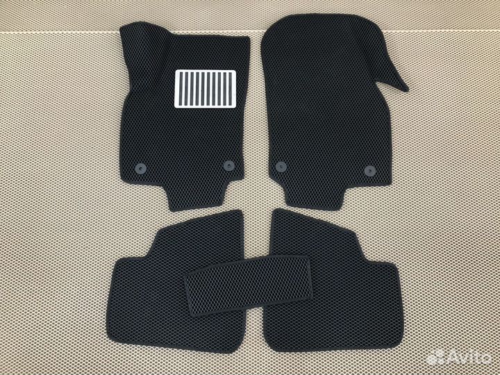 Коврики EVA (ева) Opel Astra H седан + подпятник