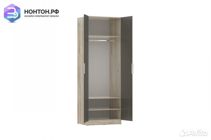 Шкаф Венеция комбинация № 4 дуб серый крафт / граф