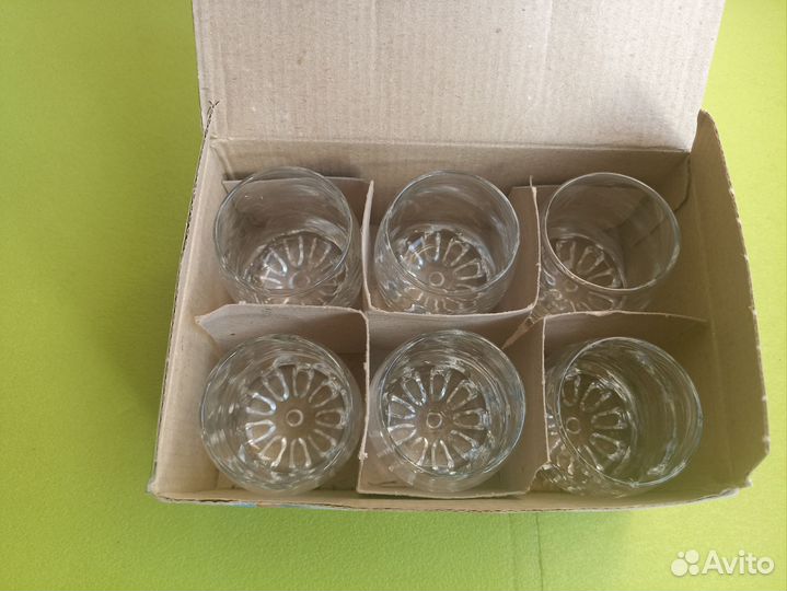 Стаканы стопки стекло Sylvana 6 шт