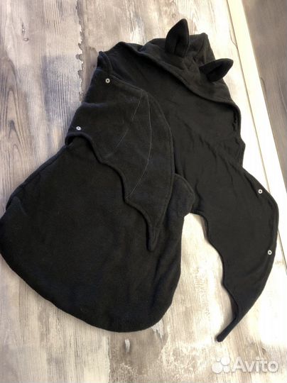 Конверт пеленальный Летучая Мышь флис